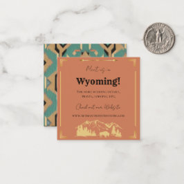 Tatanka BisonYellowstone Ranch Bröllop-detaljkort Anteckningskort