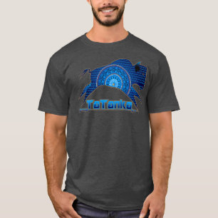 Tatanka Blue Native American Buffalo T Shirt
