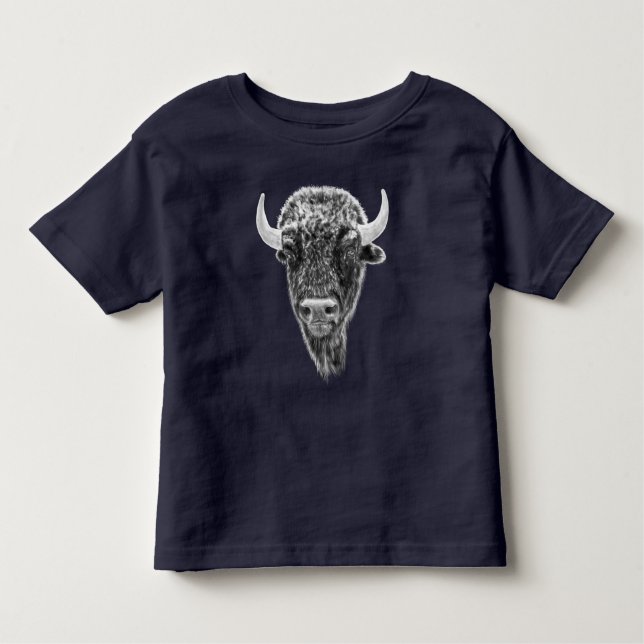 Tatanka buffelandedjur (amerikanbisonen) t shirt (Framsida)