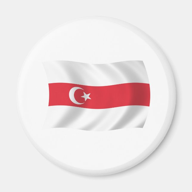 Tatarer i Vitryssland Flagga Magnet (Framsidan)