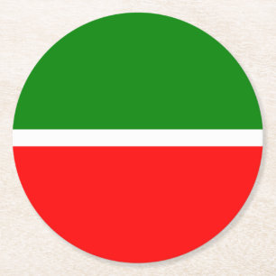 Tatarstan Underlägg Papper Rund