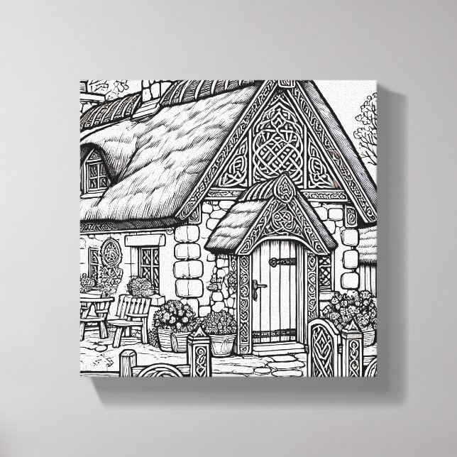 Tatch Cottage #29 Canvastryck (Framsida)