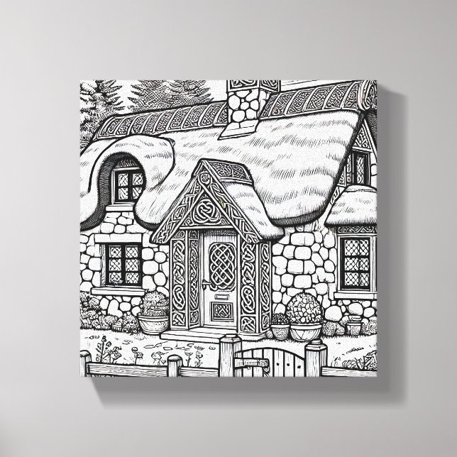 Tatch Cottage #32 Canvastryck (Framsida)