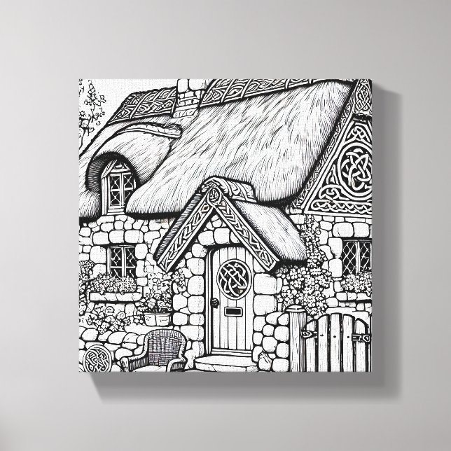 Tatch Cottage #34 Canvastryck (Framsida)