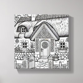 Tatch Cottage #35 Canvastryck