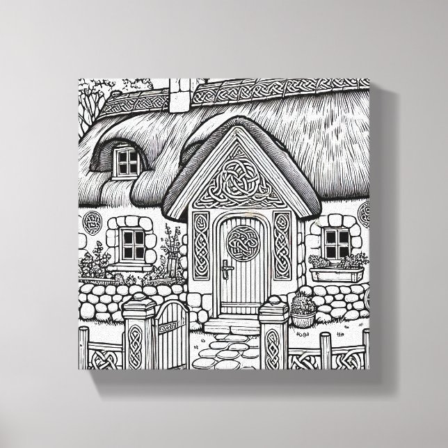 Tatch Cottage #35 Canvastryck (Framsida)