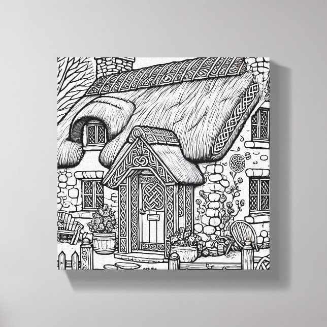 Tatch Cottage #37 Canvastryck (Framsida)