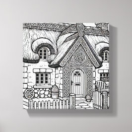 Tatch Cottage #38 Canvastryck