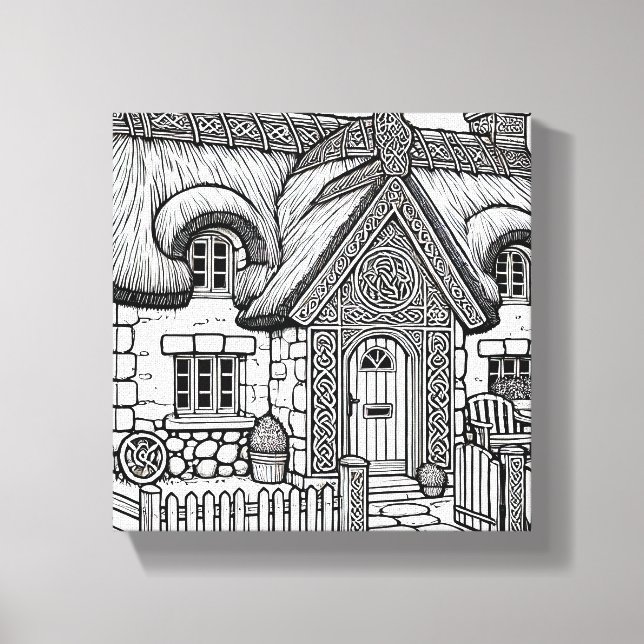 Tatch Cottage #38 Canvastryck (Framsida)