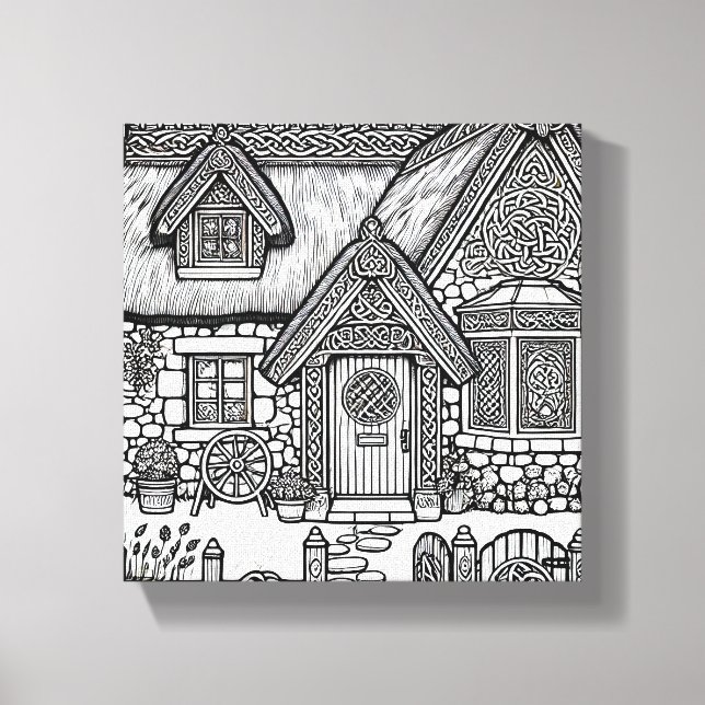 Tatch Cottage #42 Canvastryck (Framsida)