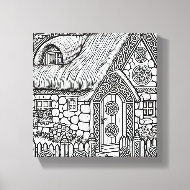 Tatch Cottage #43 Canvastryck (Framsida)