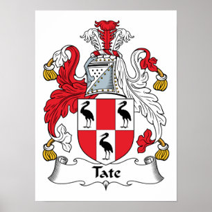 Tate familjvapensköld poster