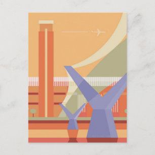 Tate Gallery och Millennium Bridge Vykort