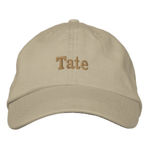"Tate" Herrnamn Broderat, Broderad Keps