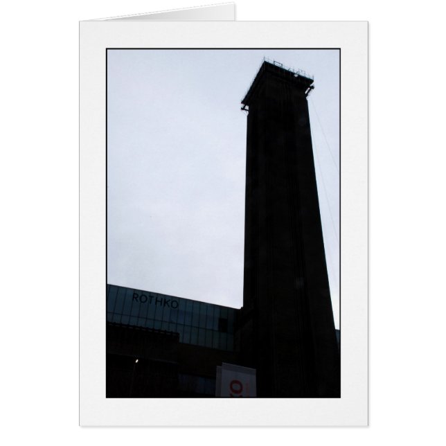 TATE MODERN-kort Hälsningskort (Framsidan)