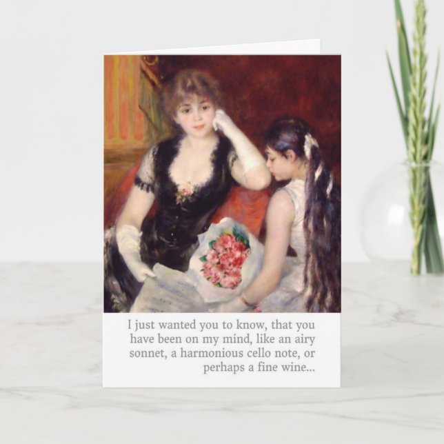 "Tateckenadress" "Crush Greeting Card" Kort (Framsida)