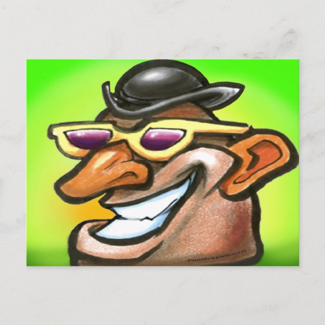 Tater Head Vykort (Framsida)