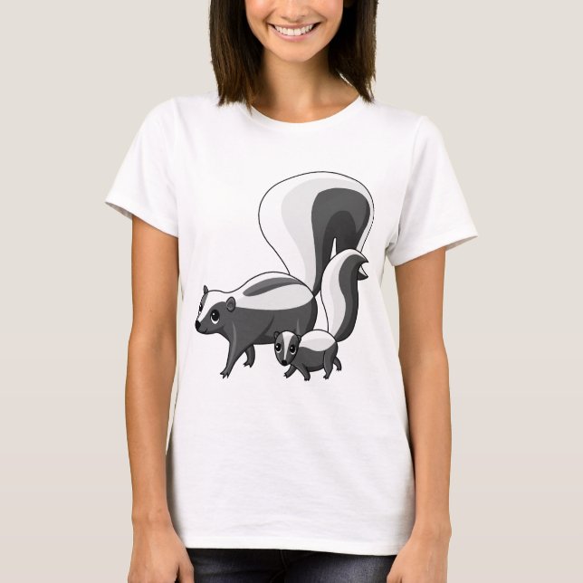 Tater och Tot Skunks T-shirt (Framsida)