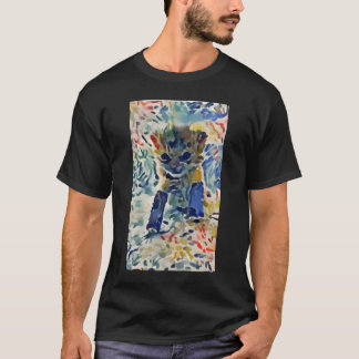 Tater Tot Cat in Matisse målartyle T Shirt