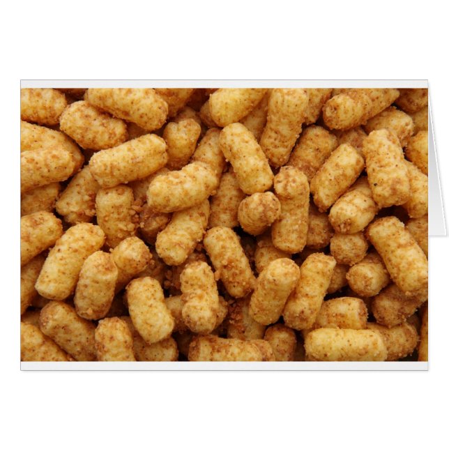 Tater Tots Hälsningskort (Framsidan Horizontal)