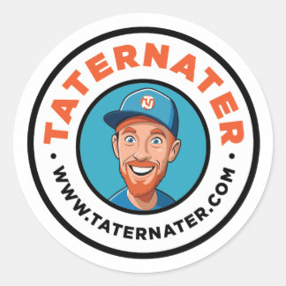 TATERNATER STICKER 1 RUNT KLISTERMÄRKE