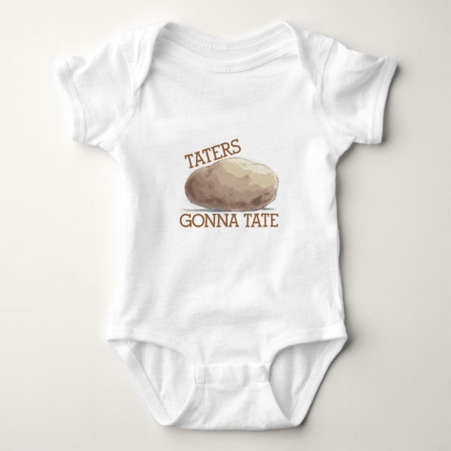 Taters som går till Tate T Shirt (Framsida)