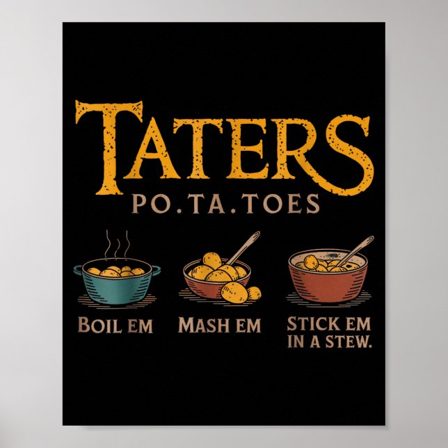Taters -ta-toes  poster (Framsidan)