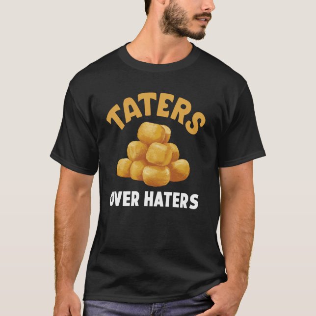 Taters Tate Potato Hater T Shirt (Framsida)