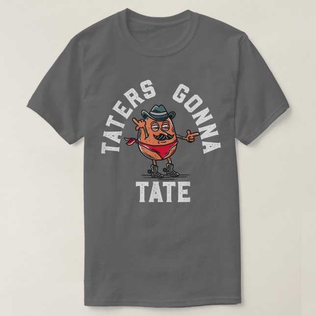 Taters Tate Potato Tater Tot Foodie Food Lov T Shirt (Design framsida)