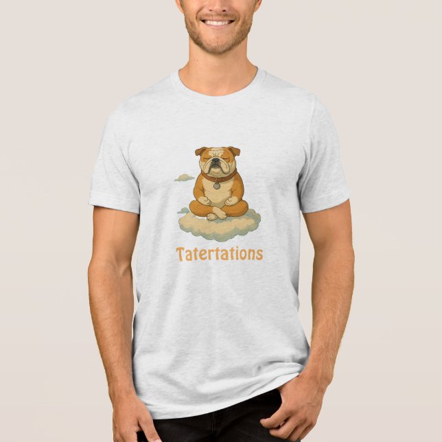 Tatertation, bulldog visdom t shirt (Framsida)