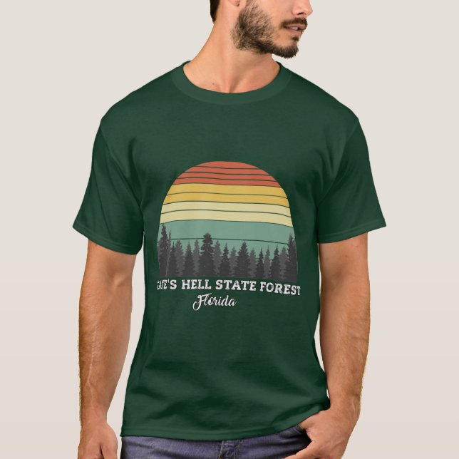 Tates Hell State Forest Florida T Shirt (Framsida)