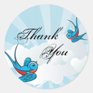 Tatfor Sväljer och Rulla Urban-Tack. Runt Klistermärke