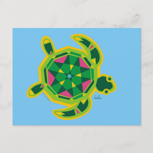 TATHA SEATURTLE VYKORT (Framsida)