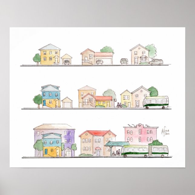 Täthet - poster projektionsyteutskrift (Framsidan)