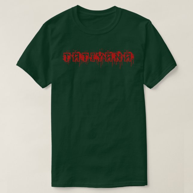 Tatiyana First Namn Halloween Costume Personalize T Shirt (Design framsida)