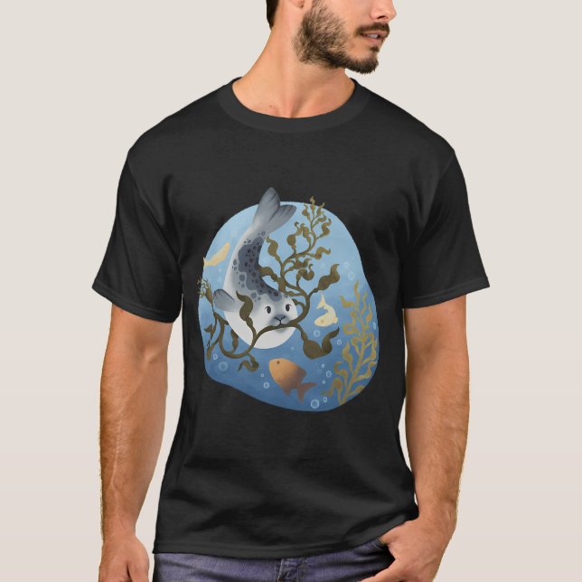 Tätning med sin kelp t shirt (Framsida)