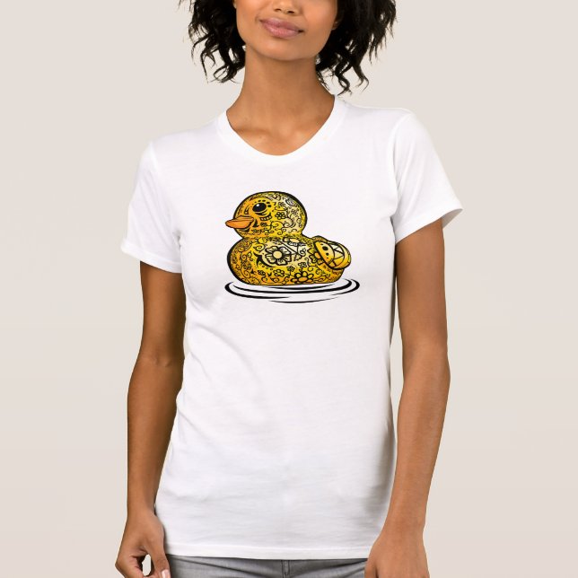 Tatoed Rubber Anka T Shirt (Framsida)
