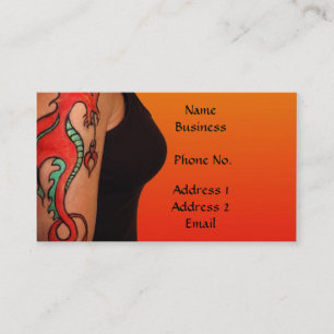 Tatoo Artist Business/Profile Card Visitkort