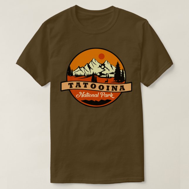 Tatooine nationalpark 8 t shirt (Design framsida)