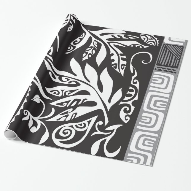 Tatou glansigt slående in papper, 30" x6 presentpapper (Utrullad)