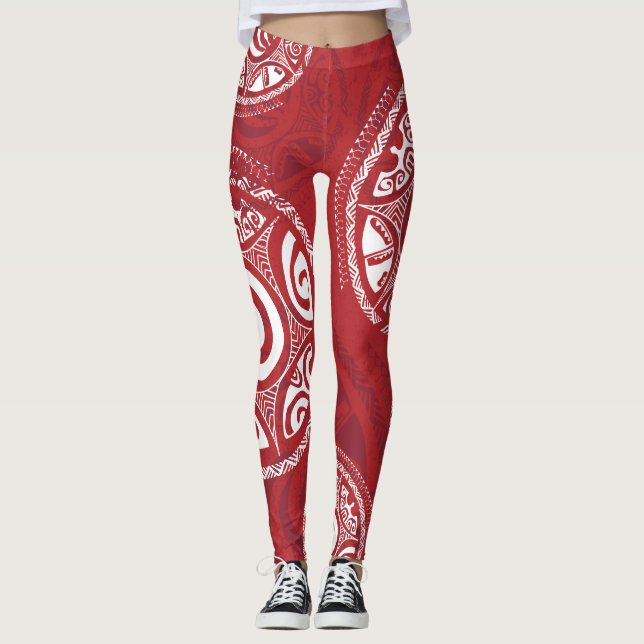 Tatou III damasker Leggings (Framsida)