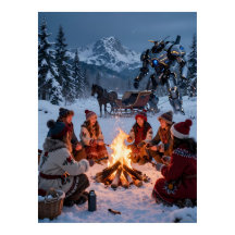 Tatra Vinterläger Slädscen Affisch