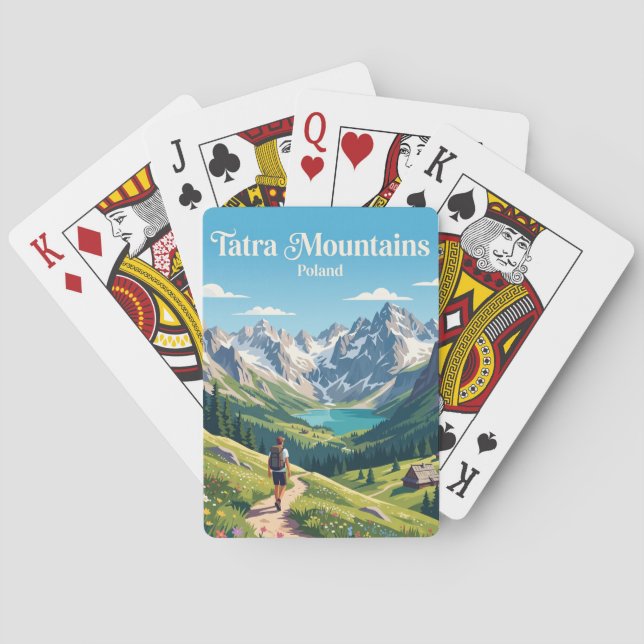 Tatrabergen Polen Casinokort (Baksidan)