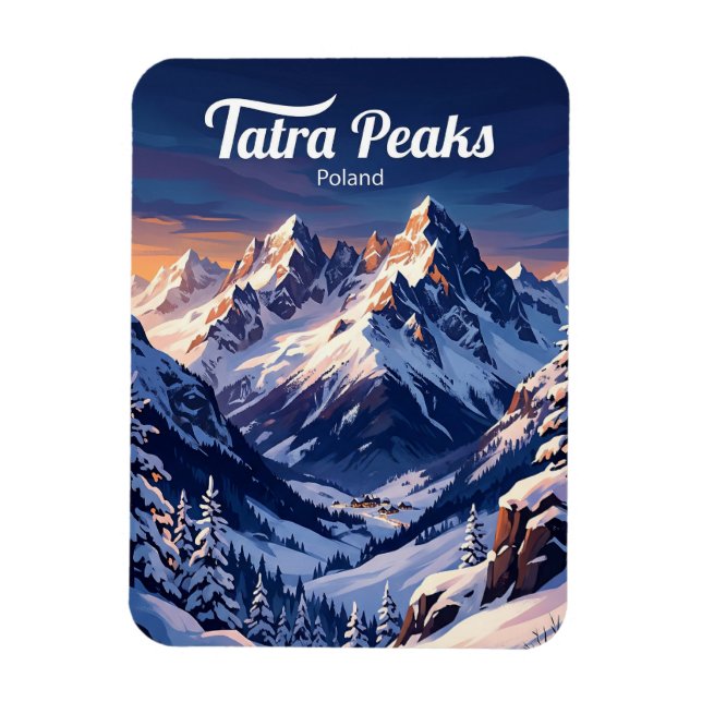 Tatrabergen Polen Magnet (Vertikal)