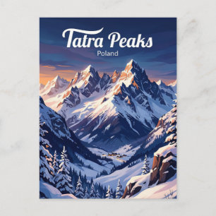 Tatrabergen Polen Vykort