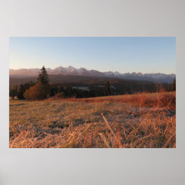 Tatras morgon poster