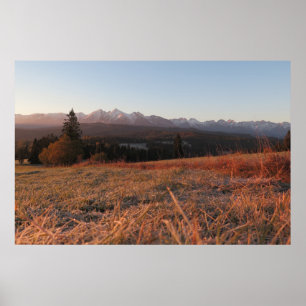 Tatras morgon poster