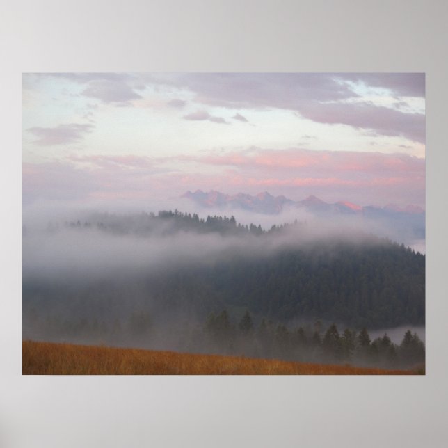 Tatras och dimma poster (Framsidan)