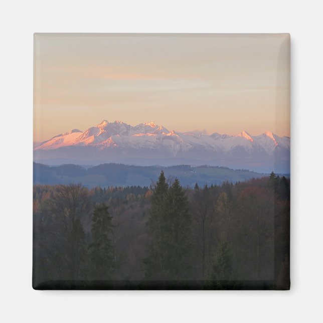 Tatras sunrise magnet (Framsidan)