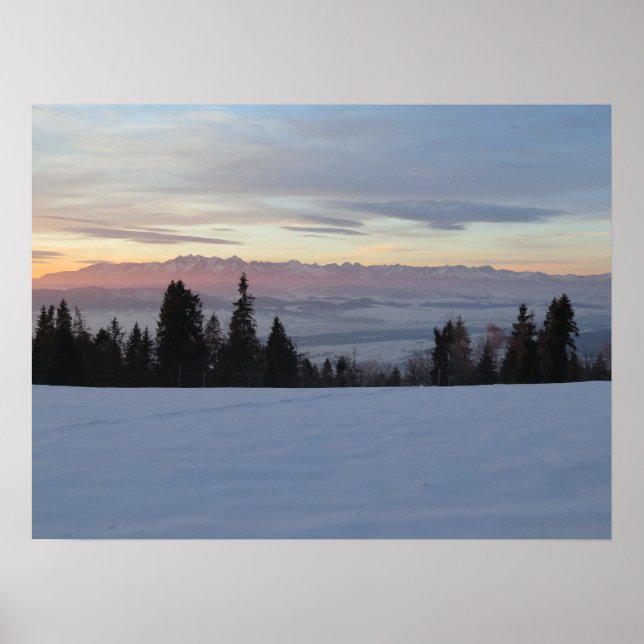 Tatras sunrise poster (Framsidan)